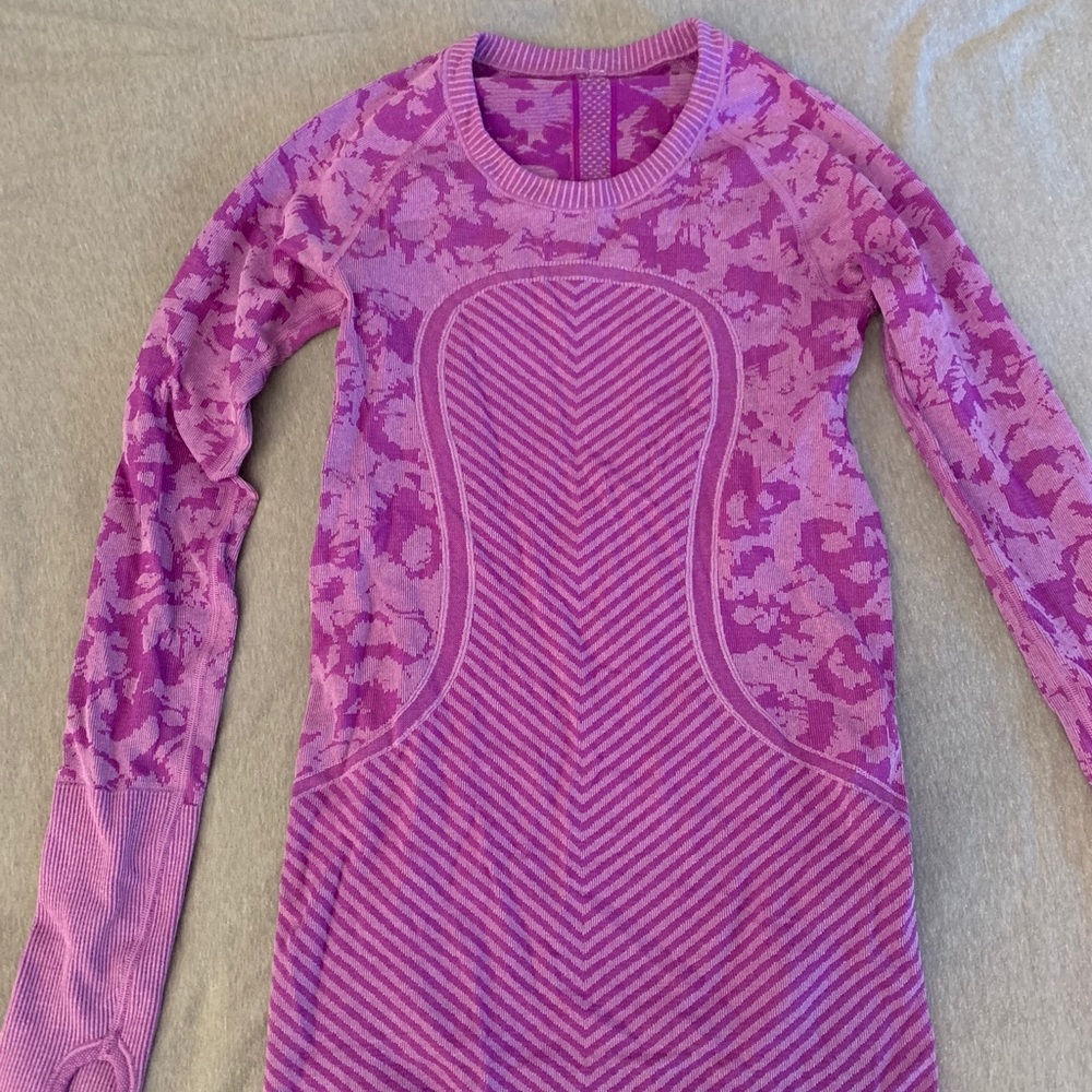 LULULEMON Swiftly Tech Long Sleeve Purple